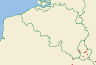 Distribution map of Abrothallus acetabuli Diederich  by Paul Diederich