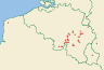 Distribution map of Acrocordia conoidea (Fr.) Körb.  by Paul Diederich