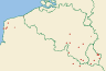 Distribution map of Acrocordia gemmata (Ach.) A. Massal.  by Paul Diederich