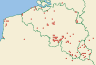 Distribution map of Anisomeridium polypori (M. B. Ellis & Everh.) M. E. Barr  by Paul Diederich