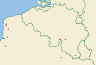 Distribution map of Arthonia cinnabarina (DC.) Wallr.  by Paul Diederich