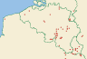 Distribution map of Aspicilia contorta (Hoffm.) Kremp. subsp. contorta  by Paul Diederich