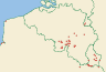 Distribution map of Bacidia bagliettoana (A. Massal. & De Not.) Jatta  by Paul Diederich