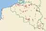 Distribution map of Candelariella aurella (Hoffm.) Zahlbr.  by Paul Diederich