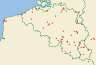 Distribution map of Catillaria chalybeia (Borrer) A. Massal.  by Paul Diederich