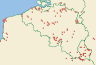 Distribution map of Caloplaca citrina (Hoffm.) Th. Fr.  by Paul Diederich