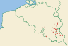 Distribution map of Candelariella coralliza (Nyl.) H. Magn.  by Paul Diederich