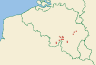 Distribution map of Caloplaca inconnexa (Nyl.) Zahlbr.  by Paul Diederich