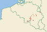 Distribution map of Caloplaca polycarpa (A. Massal.) Zahlbr.  by Paul Diederich