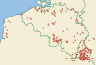 Distribution map of Candelariella reflexa (Nyl.) Lettau  by Paul Diederich