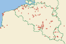 Distribution map of Caloplaca saxicola (Hoffm.) Nordin  by Paul Diederich