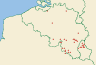 Distribution map of Caloplaca subpallida H. Magn.  by Paul Diederich