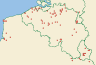 Distribution map of Caloplaca teicholyta (Ach.) J. Steiner  by Paul Diederich