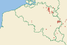 Distribution map of Cetraria islandica (L.) Ach.  by Paul Diederich