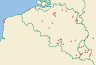 Distribution map of Cladonia humilis (With.) J. R. Laundon  by Paul Diederich