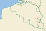 Distribution map of Cladonia pulvinata (Sandst.) van Herk & Aptroot  by Paul Diederich