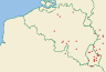 Distribution map of Cladonia scabriuscula (Delise) Nyl.  by Paul Diederich