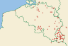 Distribution map of Cladonia subulata (L.) F. H. Wigg.  by Paul Diederich