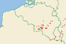 Distribution map of Cladonia symphycarpia (Flrke) Fr.  by Paul Diederich