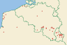 Distribution map of Dendrographa decolorans (Sm.) Ertz & Tehler  by Paul Diederich