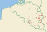 Distribution map of Dibaeis baeomyces (L. f.) Rambold & Hertel  by Paul Diederich