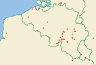 Distribution map of Dirina stenhammari (Stenh.) Poelt & Follmann  by Paul Diederich