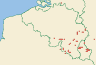 Distribution map of Enterographa zonata (Körb.) Torrente & Egea  by Paul Diederich