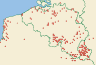 Distribution map of Flavoparmelia caperata (L.) Hale  by Paul Diederich