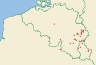 Distribution map of Fuscidea cyathoides (Ach.) V. Wirth & Vězda  by Paul Diederich