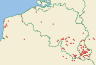 Distribution map of Lecanora argentata (Ach.) Malme  by Paul Diederich