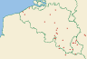 Distribution map of Lecidella carpathica Krb.  by Paul Diederich