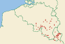 Distribution map of Lepraria crassissima (Hue) Lettau  by Paul Diederich