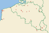 Distribution map of Lecanora dispersella auct., non Steiner  by Paul Diederich