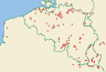 Distribution map of Lecidella stigmatea (Ach.) Hertel & Leuckert  by Paul Diederich