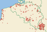 Distribution map of Physcia adscendens H. Olivier, nom. cons.  by Paul Diederich