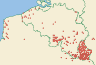 Distribution map of Phlyctis argena (Spreng.) Flot.  by Paul Diederich