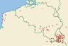 Distribution map of Physconia distorta (With.) J. R. Laundon  by Paul Diederich