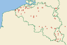 Distribution map of Physcia dubia (Hoffm.) Lettau var. dubia  by Paul Diederich