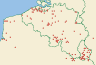 Distribution map of Physconia grisea (Lam.) Poelt  by Paul Diederich