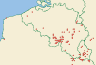 Distribution map of Placynthium nigrum (Huds.) Gray  by Paul Diederich