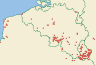 Distribution map of Porina aenea (Wallr.) Zahlbr.  by Paul Diederich