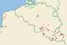 Distribution map of Porina leptalea (Durieu & Mont.) A. L. Sm.  by Paul Diederich