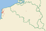 Distribution map of Pyrenula chlorospila Arnold  by Paul Diederich