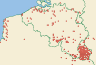 Distribution map of Ramalina farinacea (L.) Ach.  by Paul Diederich