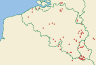 Distribution map of Scoliciosporum umbrinum (Ach.) Arnold  by Paul Diederich