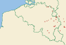 Distribution map of Stereocaulon nanodes Tuck.  by Paul Diederich