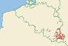 Distribution map of Tremella lichenicola Diederich  by Paul Diederich