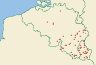 Distribution map of Trapeliopsis pseudogranulosa Coppins & P. James  by Paul Diederich