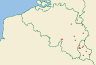 Distribution map of Verrucaria aquatilis Mudd  by Paul Diederich