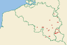 Distribution map of Verrucaria hydrophila Orange  by Paul Diederich